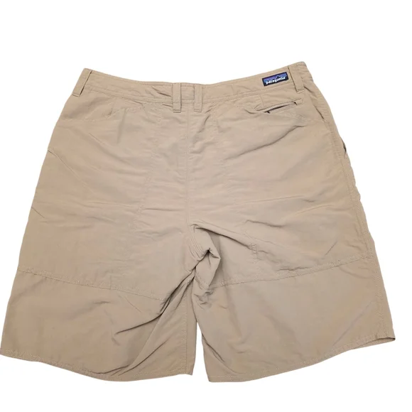 Patagonia Men's 20" Wavefarer Stand Up Tan Shorts Size 35 - Picture 2 of 10
